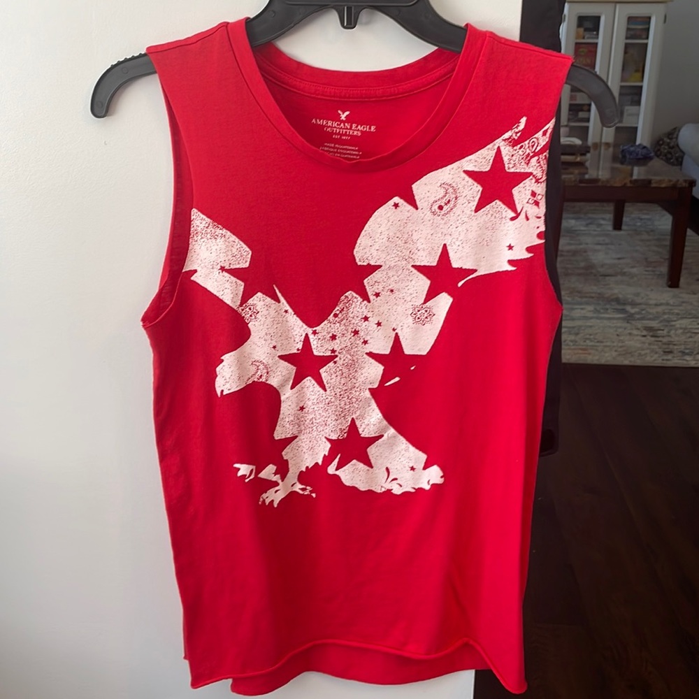 American Eagle XS tank top- Eagle design w/white stars